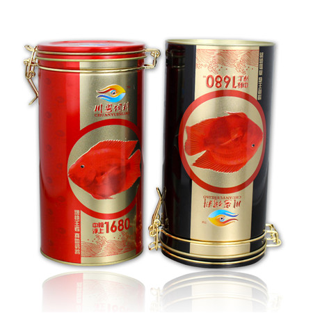round tin box for pet food